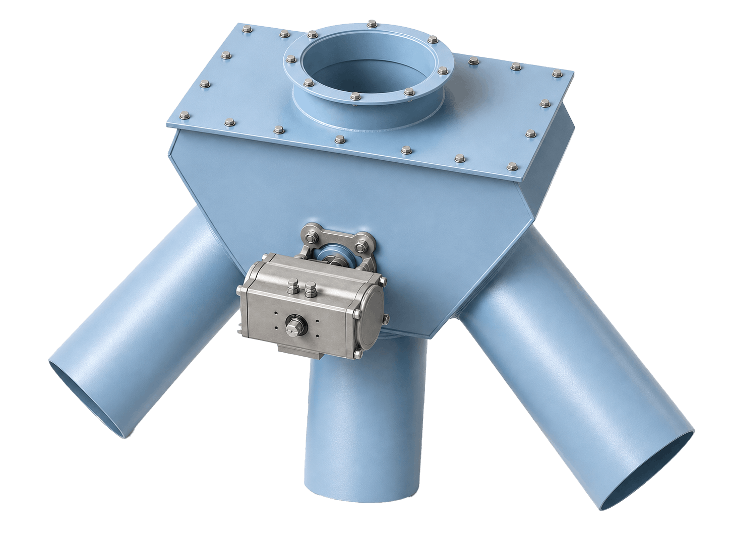 Deviator 3 căi pneumatic